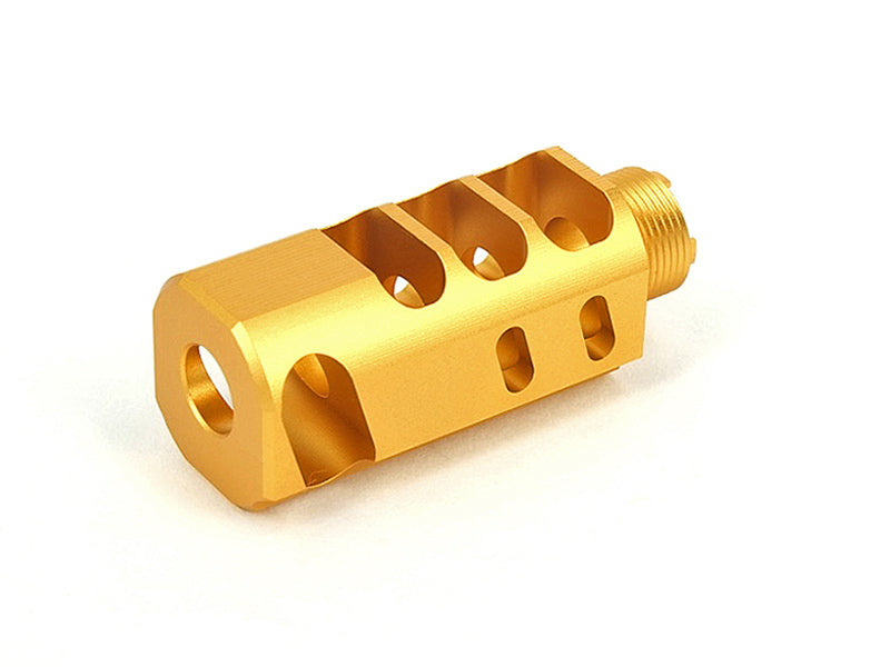 Airsoft Masterpiece 2" Compensator Type 6 - Gold