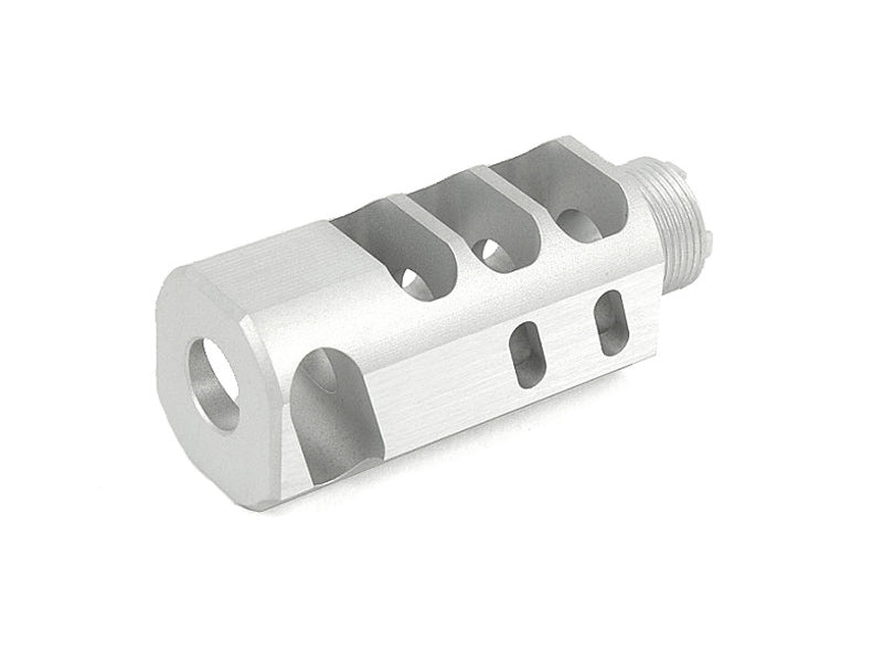 Airsoft Masterpiece 2" Compensator Type 6 - Silver