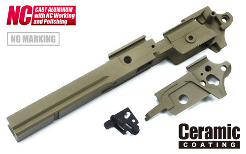 Guarder Aluminum Frame for MARUI HI-CAPA 4.3 (4.3 Type/NO Marking/FDE)