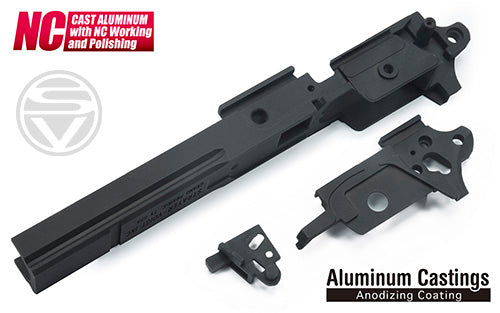 Guarder Aluminum Frame for MARUI HI-CAPA 4.3 (4.3 Type/SV/Black)