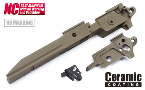 Guarder Aluminum Frame for MARUI HI-CAPA 5.1 (GD Type/NO Marking/FDE)