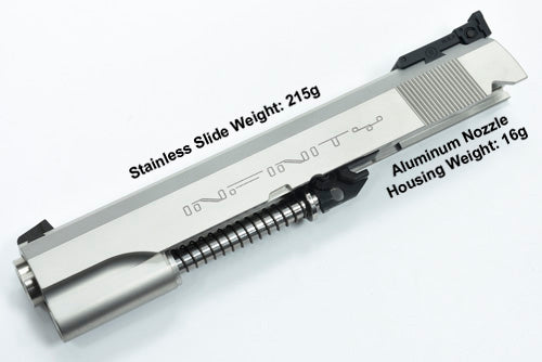 Guarder Stainless CNC Slide for MARUI HI-CAPA 5.1 (INFINITY/Silver)