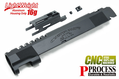 Guarder Steel CNC Slide for MARUI HI-CAPA 5.1 Gold Match (STI Custom/Black)