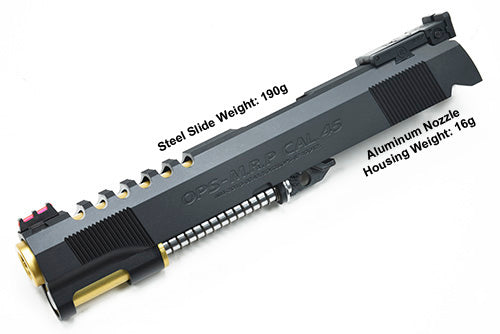Guarder Steel CNC Slide for MARUI HI-CAPA 5.1 Gold Match (OPS/Black)