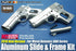 Guarder Aluminum Kit for MARUI DETONICS.45 (Cerakote Sliver/Hairline Polish/Late Marking)