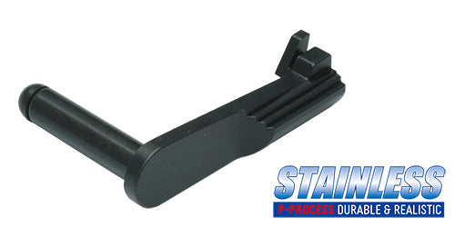 Guarder Stainless Slide Stop for MARUI DETONICS .45 (Black)