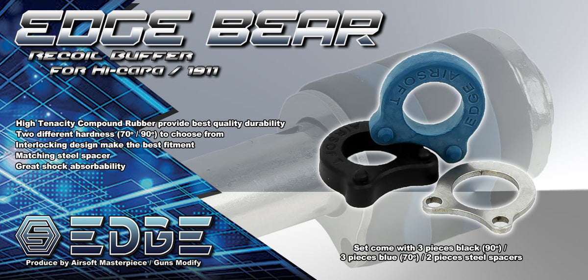 EDGE “BEAR” Recoil Buffer for Hi-CAPA / 1911 – Rainbow 8