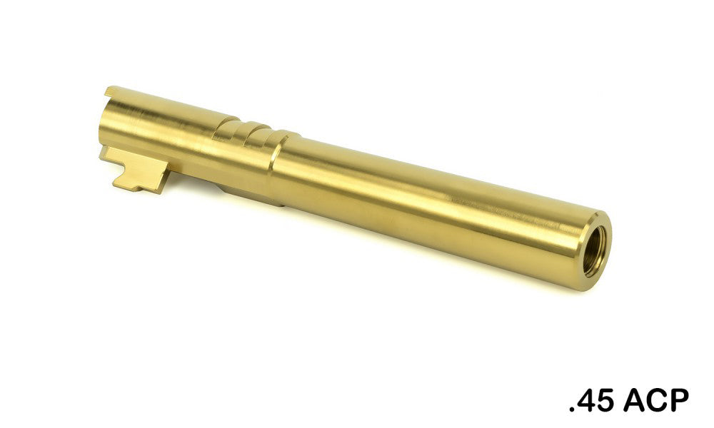 EDGE Custom “.45ACP” Stainless Steel Outer Barrel for Hi-CAPA 5.1 (Gold)