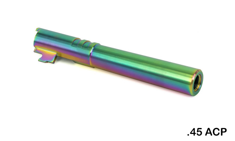 EDGE Custom “.45ACP” Stainless Steel Outer Barrel for Hi-CAPA 5.1 (Rainbow)