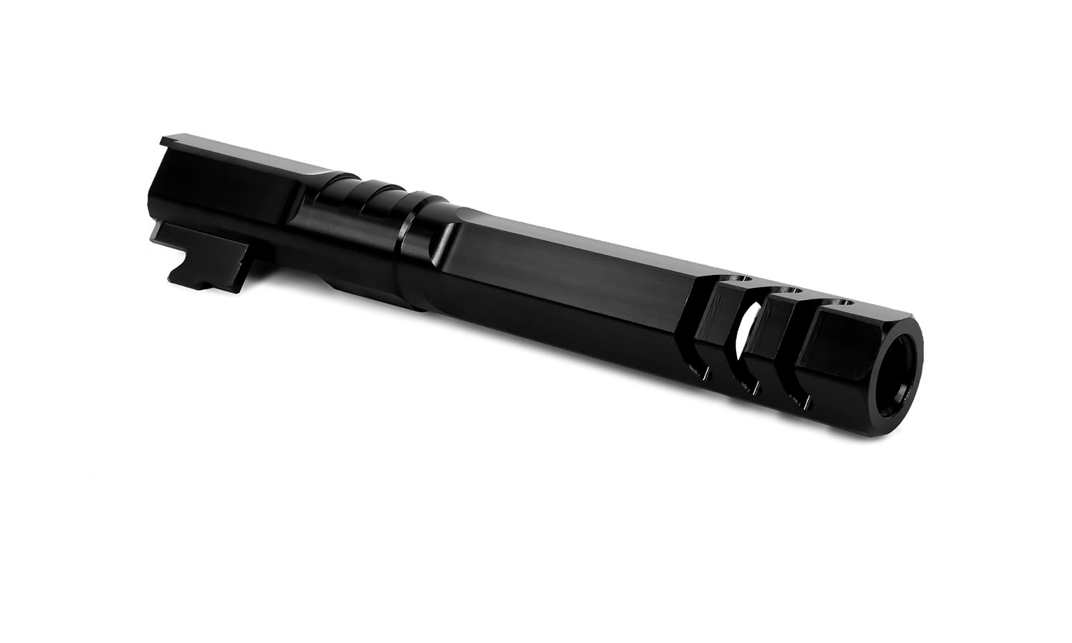 EDGE Custom “HEXA” Stainless Steel Outer Barrel for Hi-CAPA 5.1 (Black)