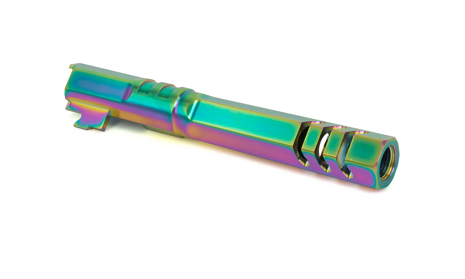 EDGE Custom “HEXA” Stainless Steel Outer Barrel for Hi-CAPA 5.1 (Rainbow)