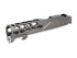 EDGE "SHIELD" Aluminum Standard Slide for Hi-CAPA/1911 (Titanium Grey)