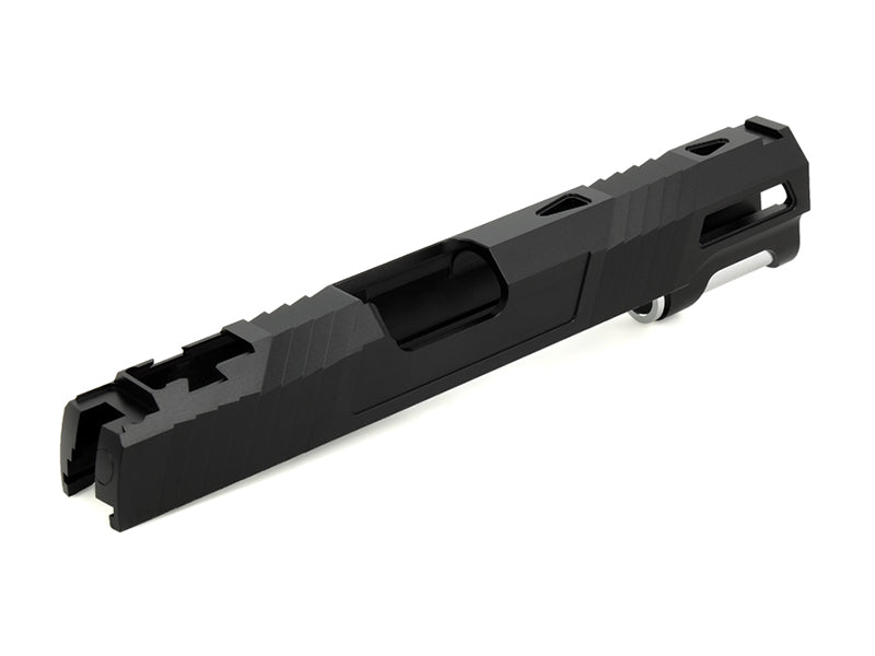 EDGE Custom "AQUA" Aluminum Standard Slide for Hi-CAPA/1911 (Black)