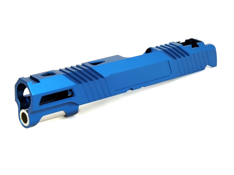 EDGE Custom "AQUA" Aluminum Standard Slide for Hi-CAPA/1911 (Blue)