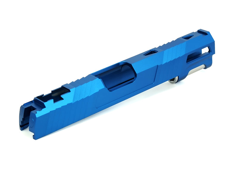 EDGE Custom "AQUA" Aluminum Standard Slide for Hi-CAPA/1911 (Blue)