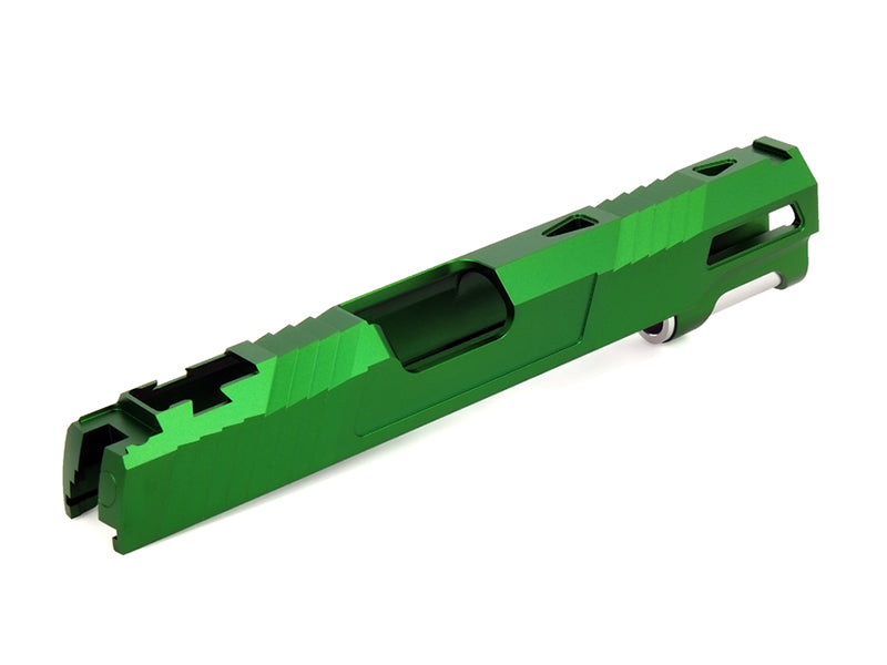 EDGE Custom "AQUA" Aluminum Standard Slide for Hi-CAPA/1911 (Green)