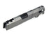 EDGE Custom "AQUA" Aluminum Standard Slide for Hi-CAPA/1911 (Titanium Grey)