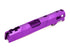 EDGE Custom "AQUA" Aluminum Standard Slide for Hi-CAPA/1911 (Purple)