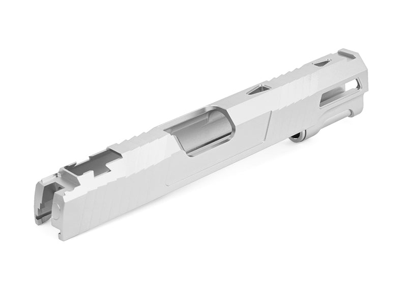 EDGE Custom "AQUA" Aluminum Standard Slide for Hi-CAPA/1911 (Silver)