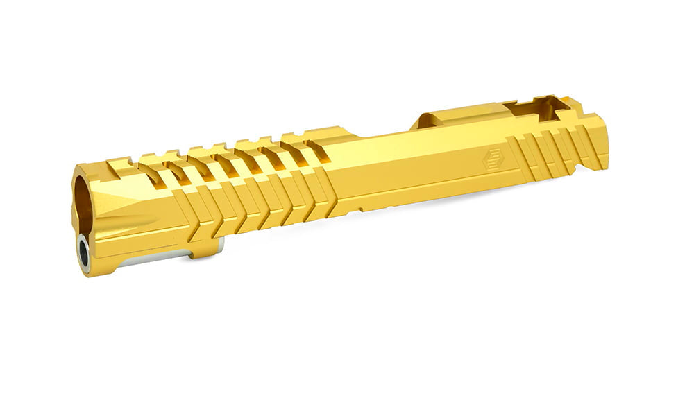 EDGE Custom “MAX” Aluminum Standard Slide for Hi-CAPA/1911 (Gold)