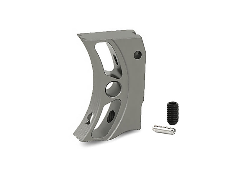 EDGE Custom "S2" Aluminum Trigger for Hi-CAPA/1911 (Titanium Grey)