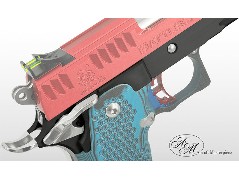 Airsoft Masterpiece Aluminum Frame - No Marking 3.9 with Tactical Rail (Purple)