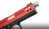 Airsoft Masterpiece 4.3″ Aluminum Advance Frame with Tactical Rail for Hi-CAPA 4.3 (Blue)