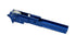 Airsoft Masterpiece 4.3″ Aluminum Advance Frame with Tactical Rail for Hi-CAPA 4.3 (Blue)