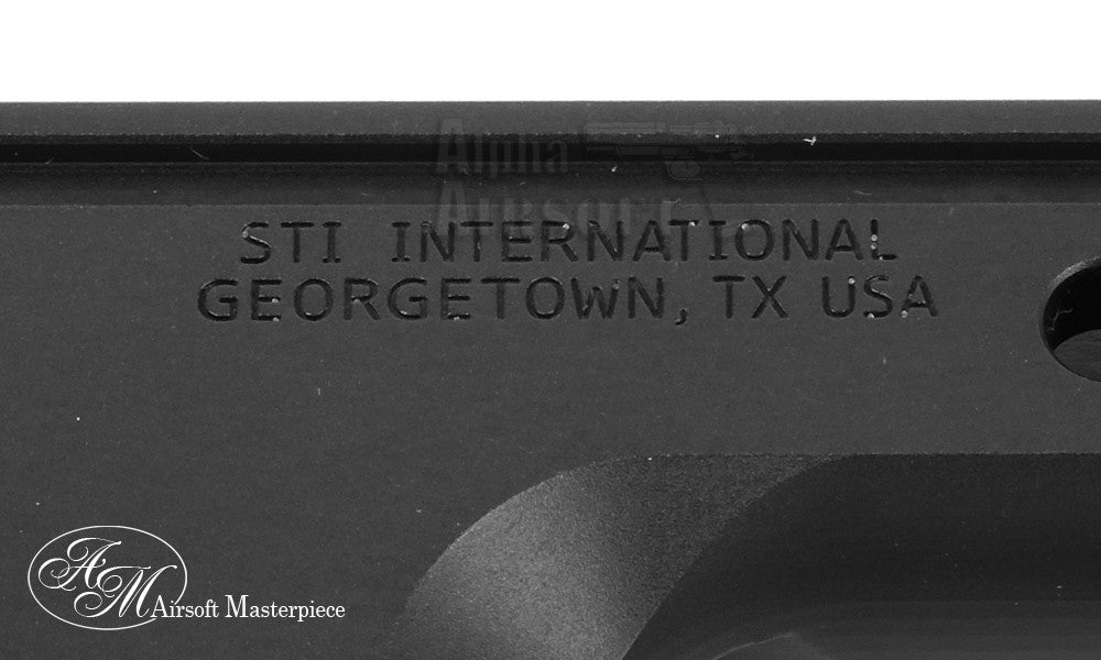 Airsoft Masterpiece STI 1911 Square Trigger Guard Aluminum Frame (Black)