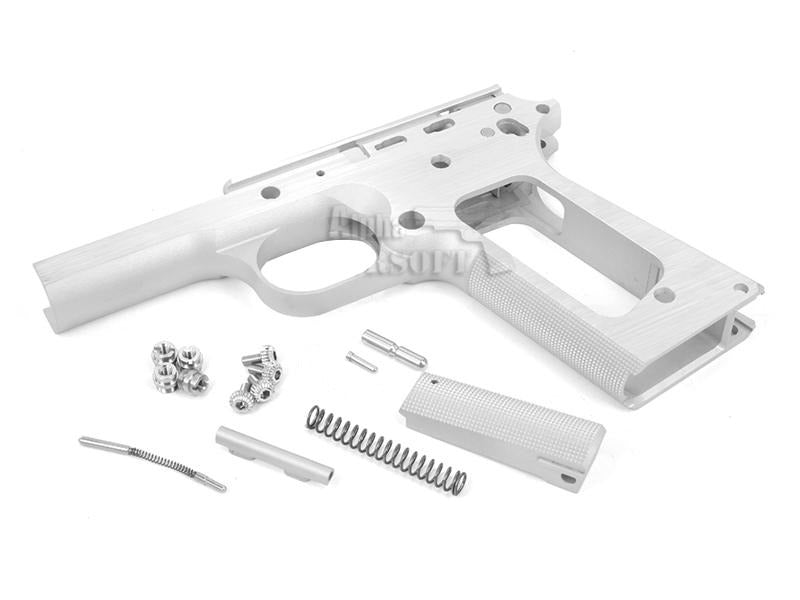 Airsoft Masterpiece SV 1911 Round Trigger Guard Aluminum Frame (Silver)