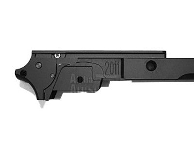 Airsoft Masterpiece Aluminum Frame - STI 3.9 with Tactical Rail (Black)
