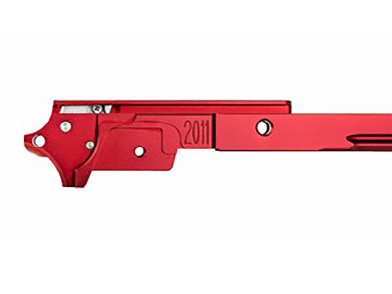 Airsoft Masterpiece Aluminum Frame - STI 3.9 with Tactical Rail (Red)