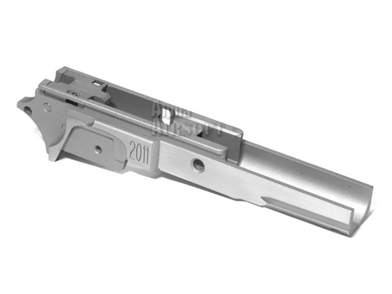 Airsoft Masterpiece Aluminum Frame - STI 3.9 with Tactical Rail (Silver)