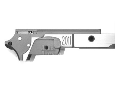 Airsoft Masterpiece Aluminum Frame - STI 3.9 with Tactical Rail (Silver)