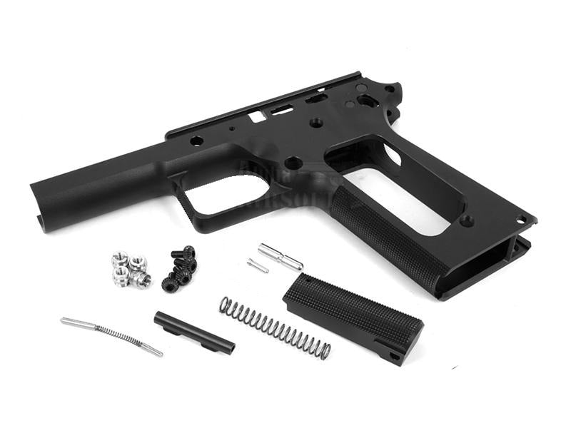 Airsoft Masterpiece SV 1911 Square Trigger Guard Aluminum Frame (Black)