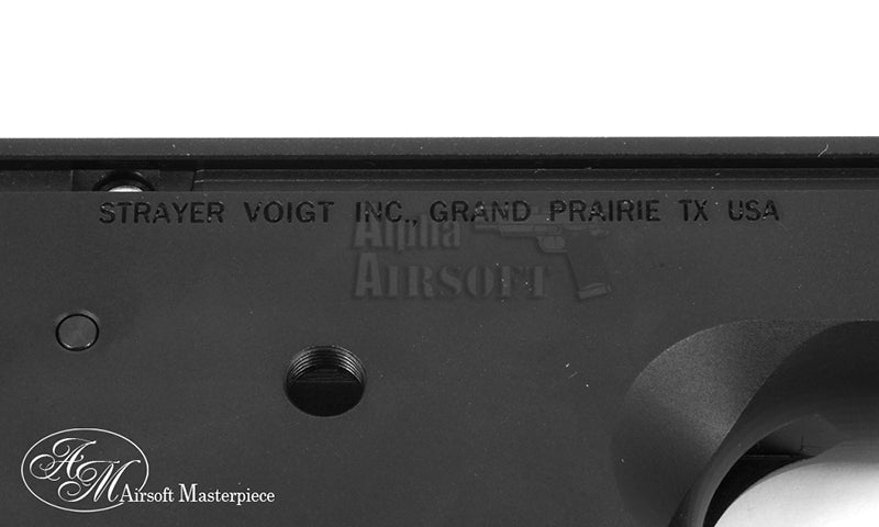 Airsoft Masterpiece SV 1911 Round Trigger Guard Aluminum Frame (Black)