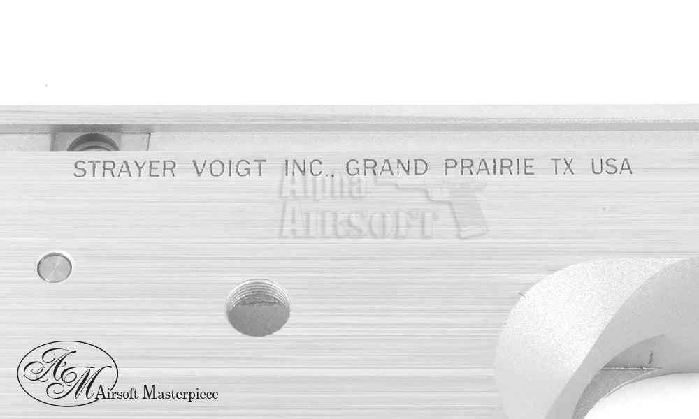 Airsoft Masterpiece SV 1911 Square Trigger Guard Aluminum Frame (Silver)
