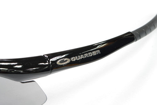 Guarder C6 Polycarbonate Eye Protection Glasses - Polished Black