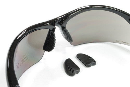 Guarder C6 Polycarbonate Eye Protection Glasses - Polished Black