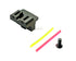 DP Fiber Optic Rear Sight For TM / WE G17