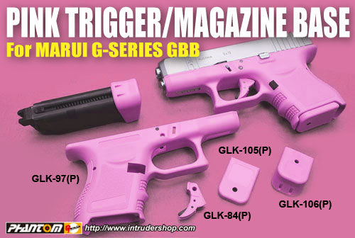 Guarder Ridged Trigger For G-Series GBB (Pink)