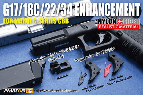 Guarder Smooth Trigger For MARUI G18C/22/34 GBB (Black)