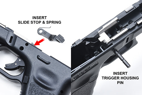 Guarder G17/18C/22/34 New Generation Frame Rail Mount (Black)