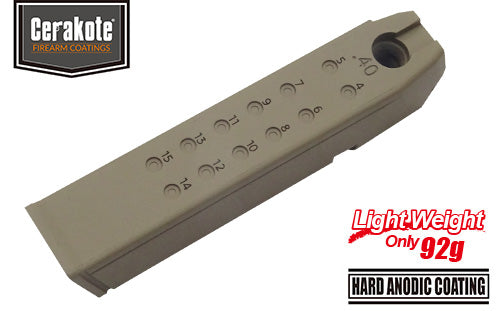 Guarder  Aluminum Magazine Case for MARUI G17/18C/22/34 (.40/Cerakote FDE)