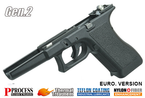 Guarder New Generation Frame Complete Set for MARUI G17/22/34 (GEN.2/Euro. Ver./Black)