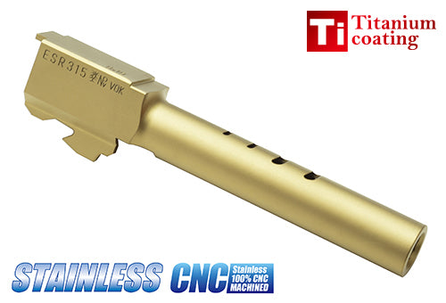 Guarder Stainless Outer Barrel for MARUI G18C (Titanium Gold)