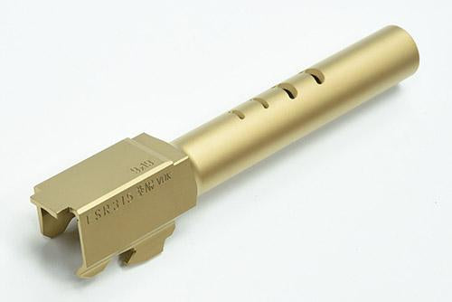Guarder Stainless Outer Barrel for MARUI G18C (Titanium Gold) - SAI Marking Ver.