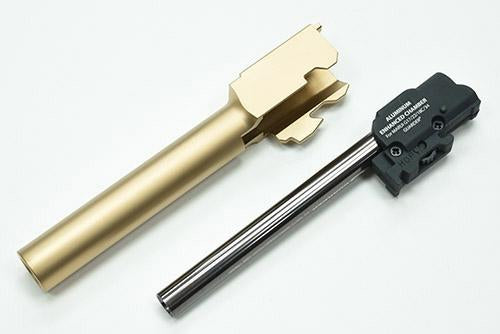 Guarder Stainless Outer Barrel for MARUI G18C (Titanium Gold) - SAI Marking Ver.