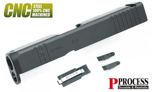 Guarder Steel CNC Slide for MARUI G26 Gen3 (Custom/Black) 2021 New Ver.