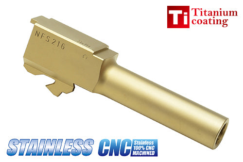 Guarder Stainless Outer Barrel for MARUI G26 (Titanium Gold)